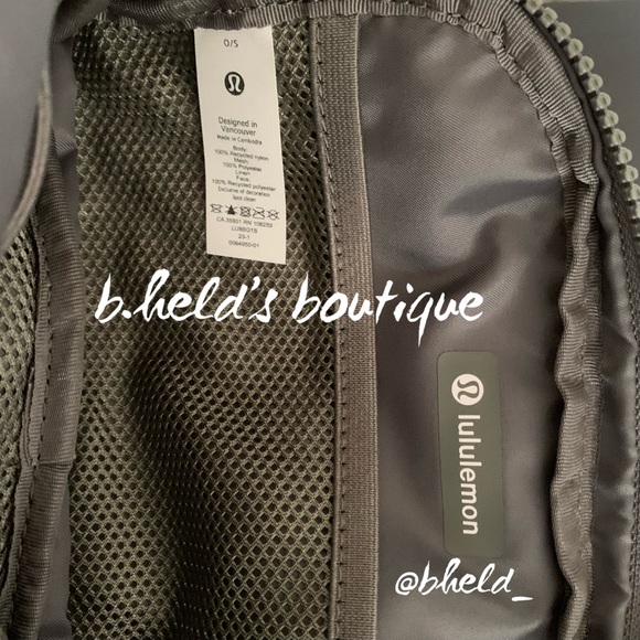 lululemon Everywhere Belt Bag in Grey Sage Green Neutral OS (1L) Brand New NWT - Picture 14 of 15
